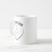 思いやりのある獣医の動物ケアデザイン コーヒーマグカップ (正面左)