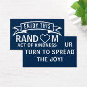 思いやりのカードの無作為な行為 (デスク)