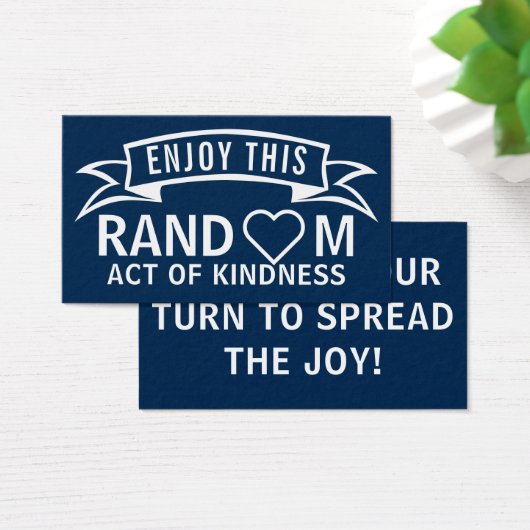 思いやりのカードの無作為な行為 (デスク)