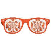 思いやりのバスケの試合が大好き レトロサングラス (正面)