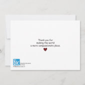 思いやりのパスOn_7"x5"フラットカード 案内状 (裏面)