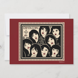 思いやりのパスOn_7"x5"フラットカード 案内状