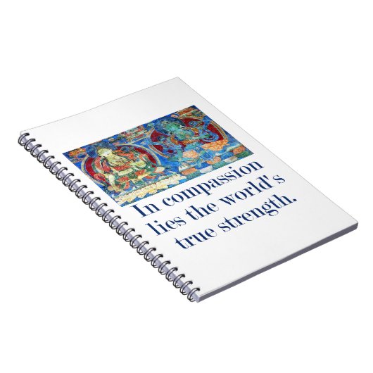 思いやりの世界の真の強さ – Com ノートブック (右側)
