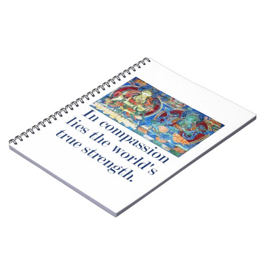 思いやりの世界の真の強さ – Com ノートブック (左側)