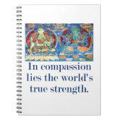 思いやりの世界の真の強さ – Com ノートブック (正面)