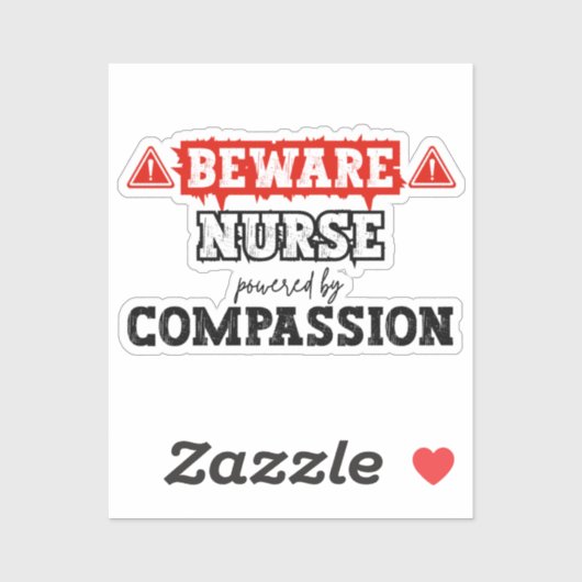 思いやりの力を持つナース | ナースと医療 シール (シート)