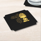 思いやりの心を込めて愛する優しい贈り物 ペーパーコースター (アングル)