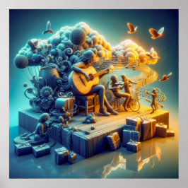 思いやりの文字列：メロディックな心の文字列 ポスター