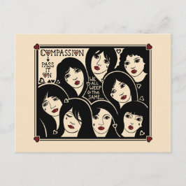 思いやりの気持ちがポストカードに載る ポストカード