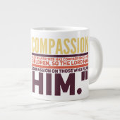 思いやりの気持ち – ジャンボマグ ジャンボコーヒーマグカップ (正面右)