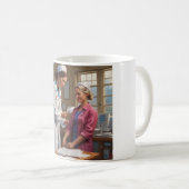 思いやりの行動マグカップ:日々の思い出気にし コーヒーマグカップ (正面右)