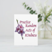 思いやりの行為を行う ポストカード (スタンド正面)