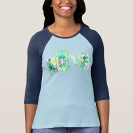 . .思いやりの野球を愛する Tシャツ