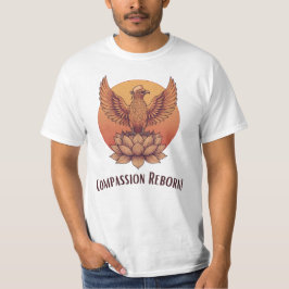 思いやりは再び生まれる - 癒しと再生の看護師 Tシャツ