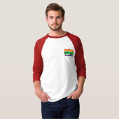 思いやりを持って野球が大好きな最新Fun Tシャツ (正面フル)