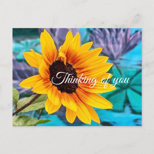 思いやりカラフルなポストカード ポストカード (正面)