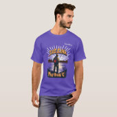 思いを込めてキャストせよ イラスト Tシャツ (正面フル)