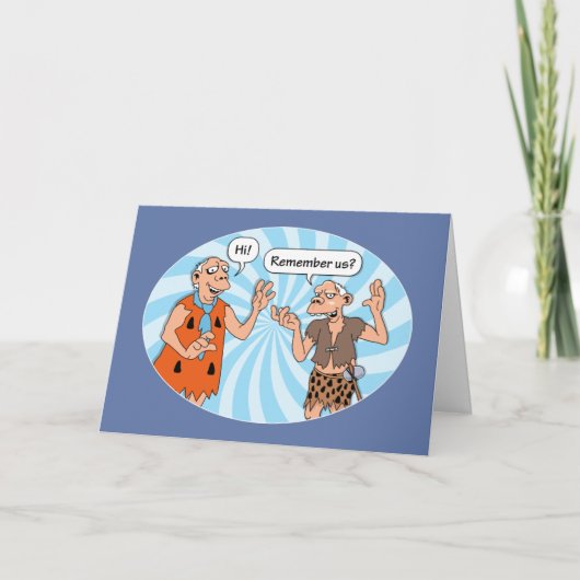 思い出おもしろい誕生日 カード (正面)