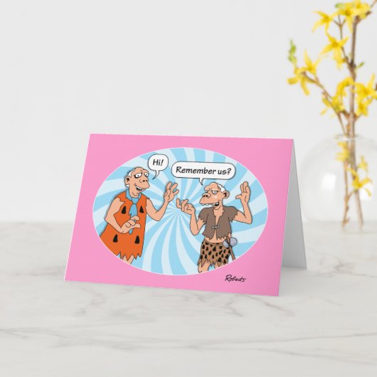 思い出おもしろい誕生日 カード (黄色い花)