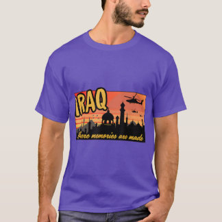 思い出が作られるイラク Oif Militaryourist Re Tシャツ