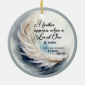 思い出が起こる セラミックオーナメント (裏面)