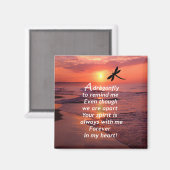 思い出させるトンボ マグネット (正面/裏面)