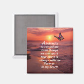 思い出させる蝶 マグネット (正面/裏面)