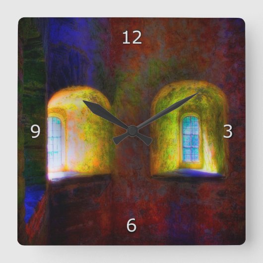 思い出した保部屋 スクエア壁時計 (正面)
