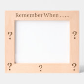 思い出してよ、あの時を・・・ レーザー彫刻フレーム (正面)