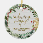 思い出して | リース記念写真 セラミックオーナメント (正面)