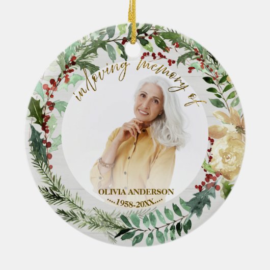 思い出して | リース記念写真 セラミックオーナメント (裏面)