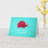 思い出し忘れてはいけない! カード (黄色い花)