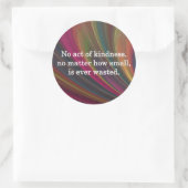 思い出すごとに親切が募る ラウンドシール (バッグ)