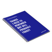 思い出すべきおもしろい引用文 ノートブック (右側)