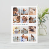 思い出すべき年 |レビューの年フォトコラージュ シーズンカード (スタンド正面)