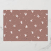 思い出すべき年 |レビューの年フォトコラージュ 箔シーズンカード (裏面)