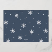 思い出すべき年 |レビューの年フォトコラージュ 箔シーズンカード (裏面)