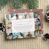 思い出すべき年 |レビューの年フォトコラージュ 箔シーズンカード