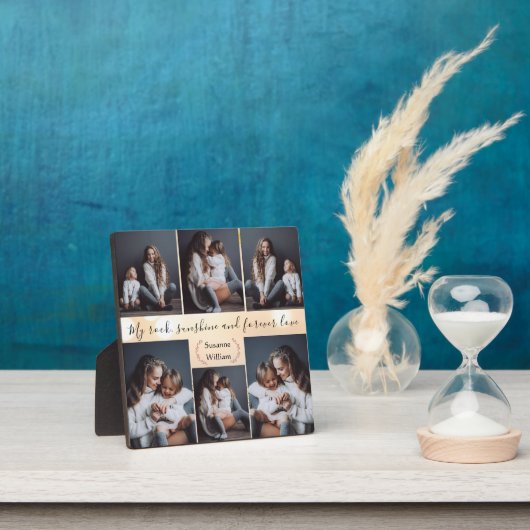 思い出すべき瞬間：母と子パーソナライズされた フォトプラーク (インサイチュ)