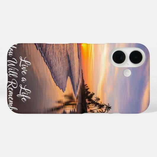 思い出す人生を送る Case-Mate iPhoneケース (裏面 (横))