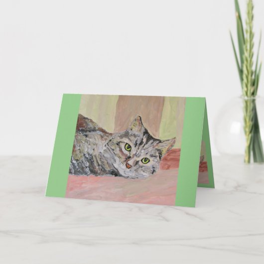 思い出すGretel Louグリーティングカード サンキューカード (正面)