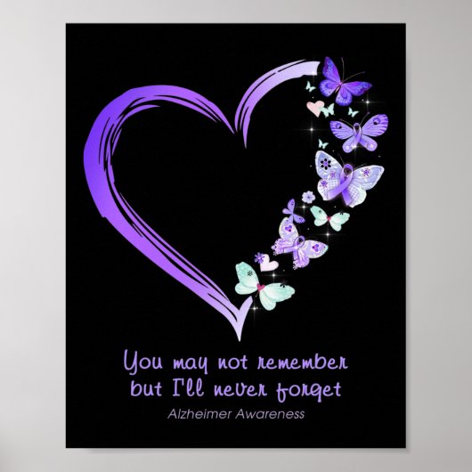 思い出せないが、私は決してアルジメリ忘れーす ポスター (正面)