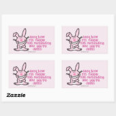 思い出せない 長方形シール (シート)