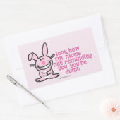 思い出せない 長方形シール (封筒)