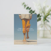 思い出だけを取り出し離れて、足跡だけ ポストカード (スタンド正面)