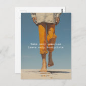 思い出だけを取り出し離れて、足跡だけ ポストカード (正面/裏面)