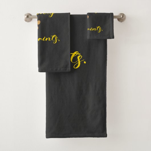 思い出だけを撮離れり、足跡だけ。 バスタオルセット (インサイチュ)