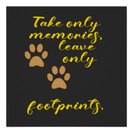 思い出だけを撮離れり、足跡だけ。 ポスター