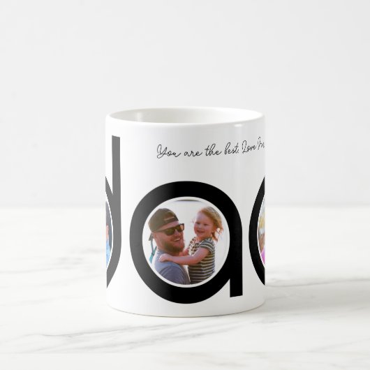 思い出とパパ |父の日 コーヒーマグカップ (中央)