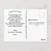 思い出とルミの名言と一緒に楽しい休日を ポストカード (裏面)